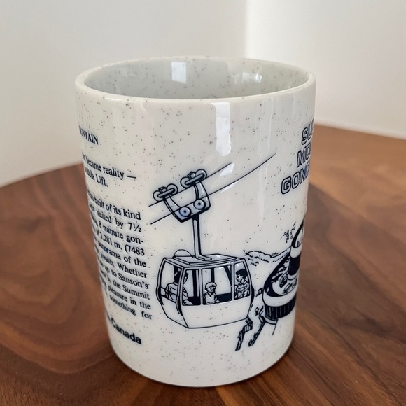 VINTAGE Banff Sulphur Mountain Gondola Lift Coffee Tea Mug Made Japan Souvenir - Picture 6 of 12